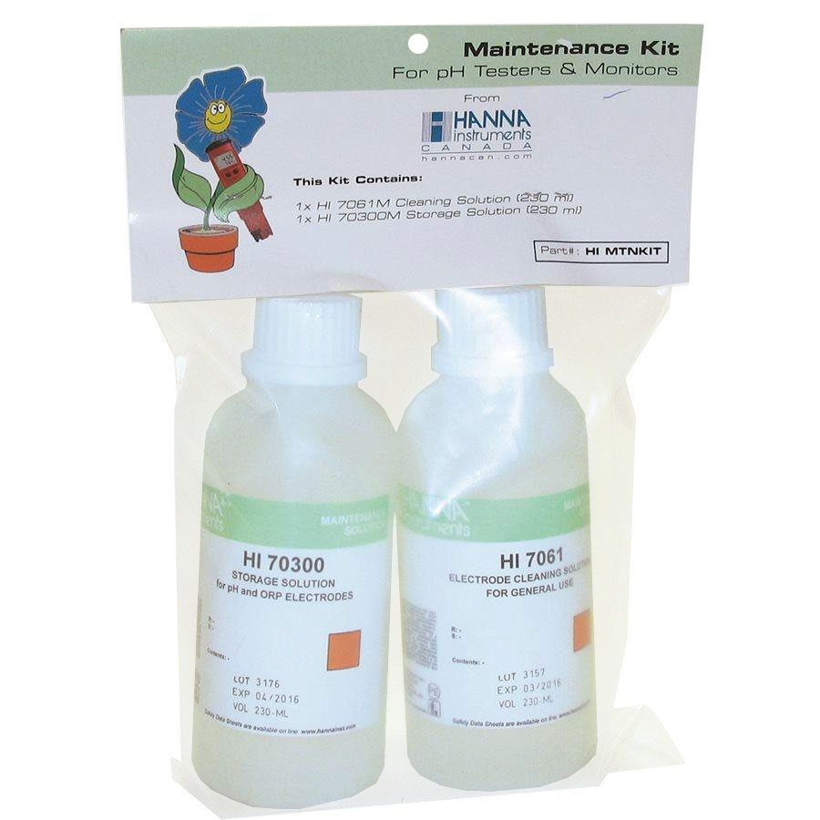 HANNA HI MTNKIT SOLUTIONS NETTOYAGE + ENTREPOSAGE 230 ML (1)