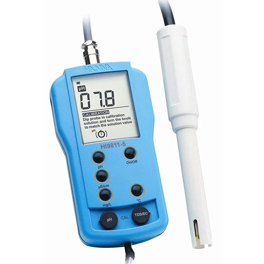 HANNA HI9811-51 ANALYSEUR PH / ÉC / SDT / T° (SONDE HI1285-51) (1