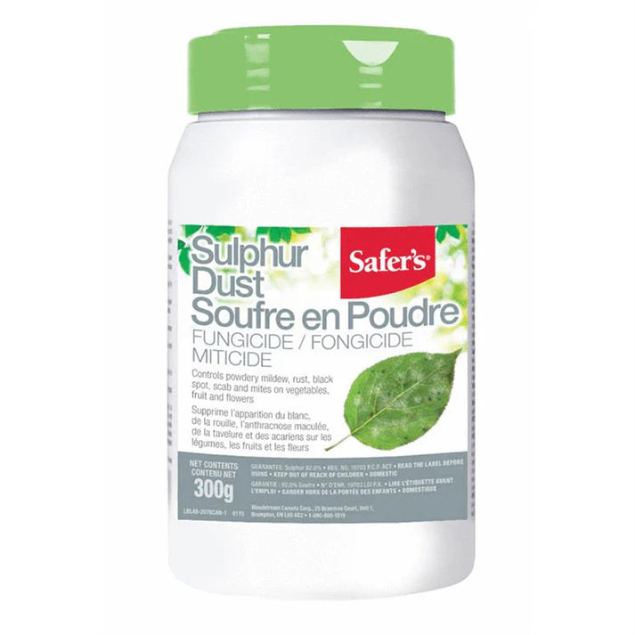 FONGICIDE ET MITICIDE À LA POUSSIÈRE DE SOUFRE DE SAFER 300G (1)
