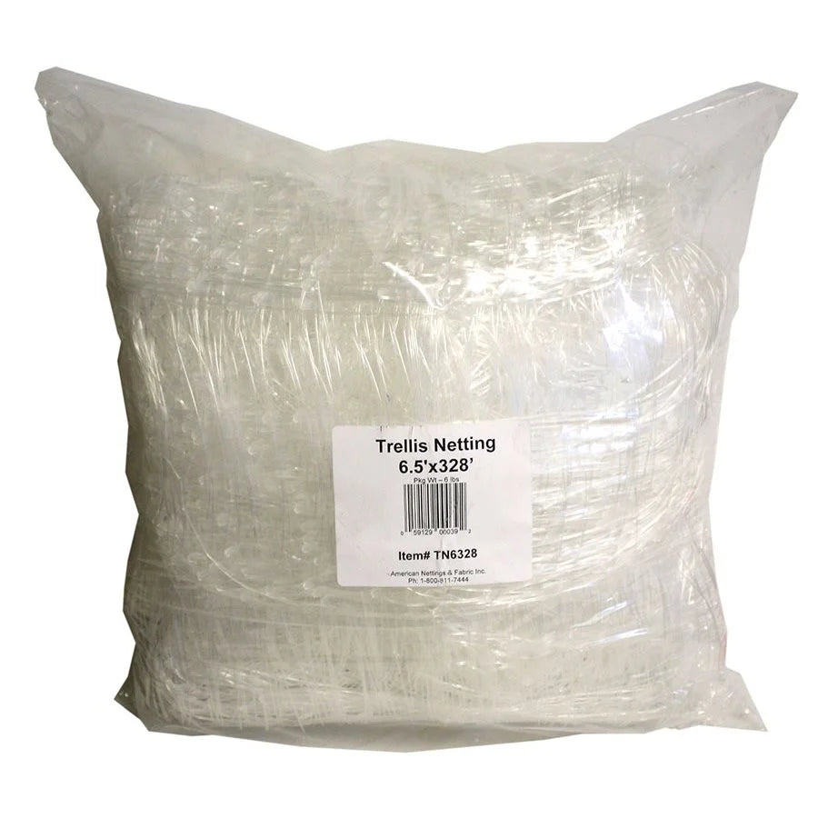 FILET DE TREILLIS 6'' MAILLE TRANSPARENT 6,5' X 328' (1)