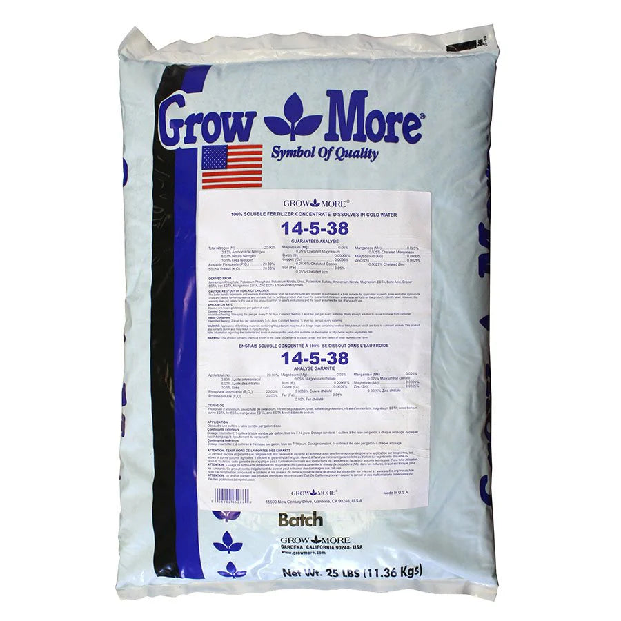 GROWMORE ENGRAIS SOLUBLE 14-5-38 11,36KG (1)