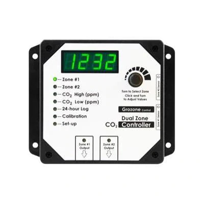 Contrôleur de CO2 double zone GROZONE CO2D 0-5000 PPM (1)