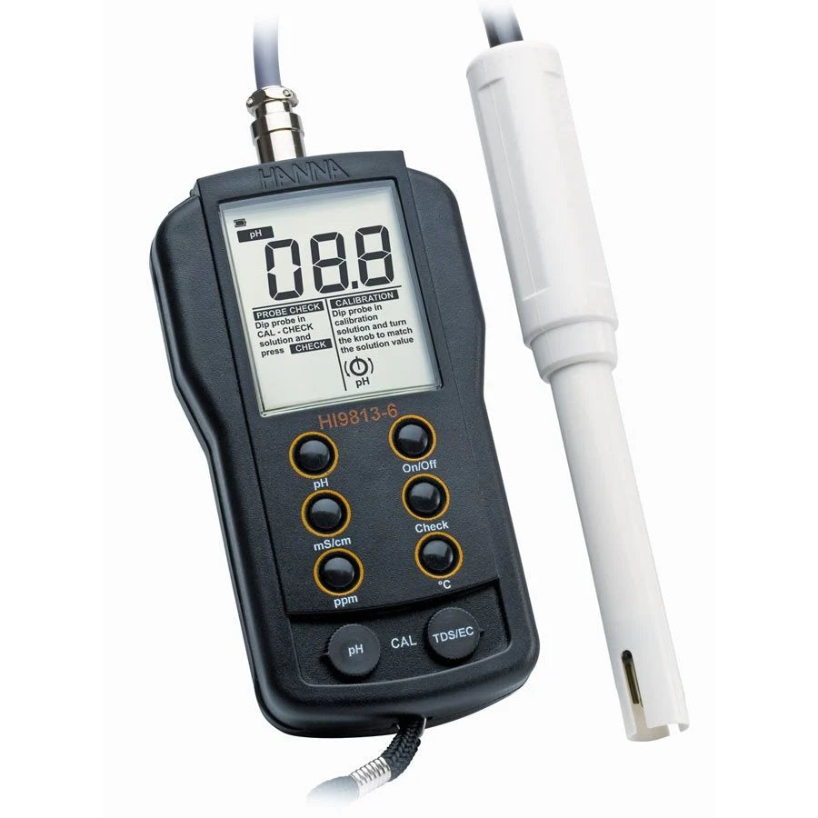 HANNA HI 9813-51 ANALYSEUR PH / ÉC / SDT / T° (SONDE HI 1285-51)