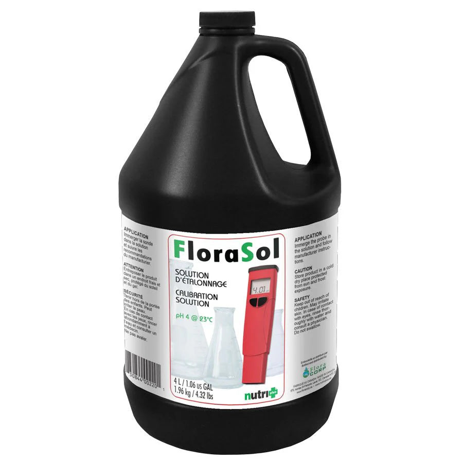NUTRI+ FLORASOL SOLUTION ÉTALONNAGE PH 4