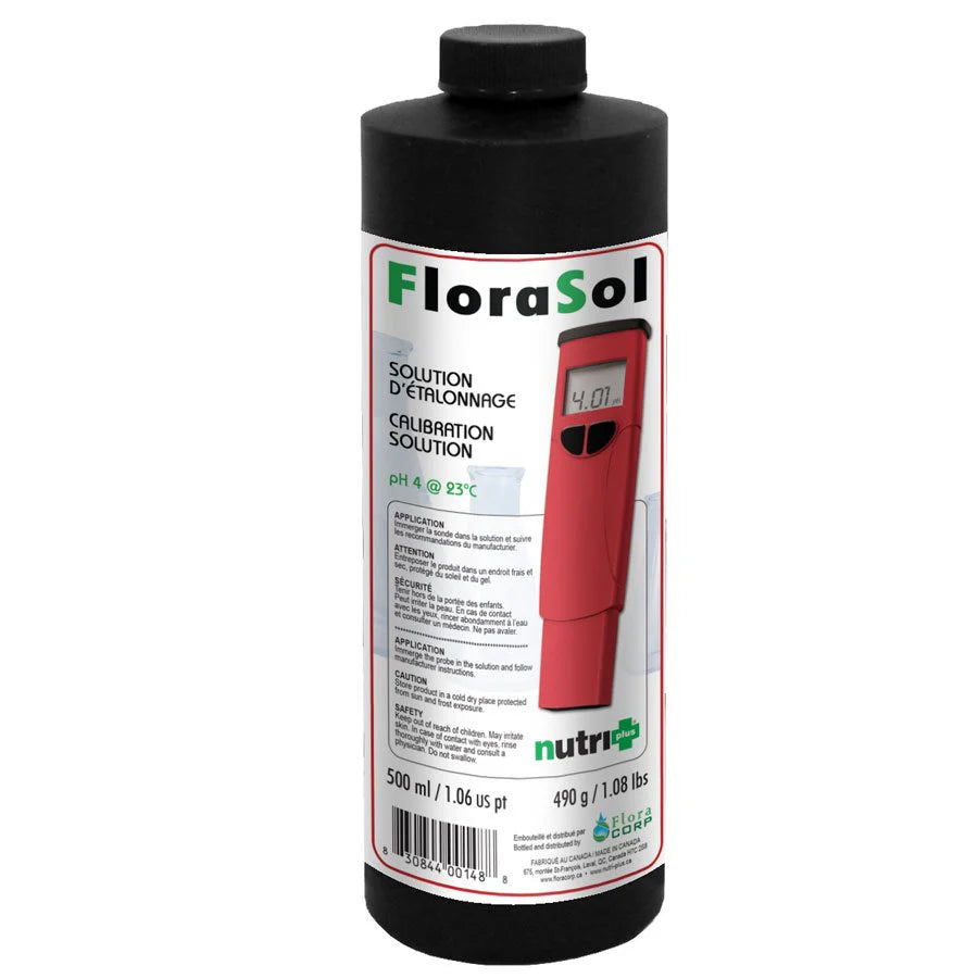 NUTRI+ FLORASOL SOLUTION ÉTALONNAGE PH 4