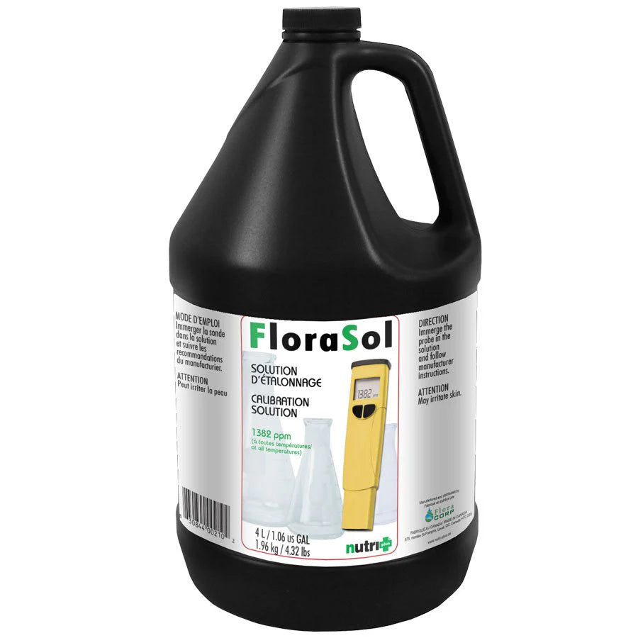 NUTRI+ FLORASOL SOLUTION ÉTALONNAGE TDS 1382 PPM