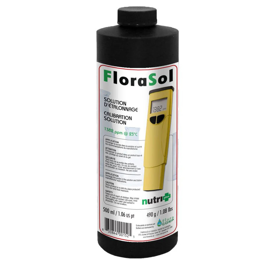 NUTRI+ FLORASOL SOLUTION ÉTALONNAGE TDS 1382 PPM